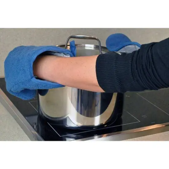 DII&reg; Terry Oven Mitts, 2ct. Blueberry {7}