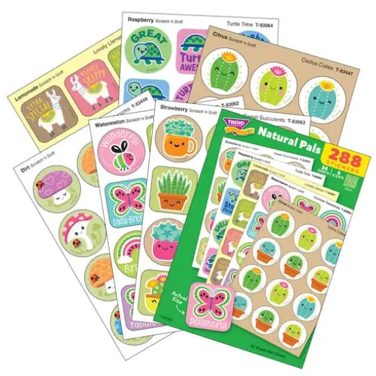 TREND Enterprises&reg; Natural Pals Scratch 'n Sniff Stinky Stickers&reg; Variety Pack, Pack of 288 {1}