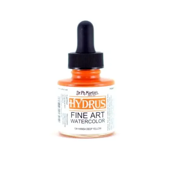 Dr. Ph. Martin's&reg; Hydrus&trade; Fine Art Watercolor, 1oz. 13H Hansa Deep Yellow {1}