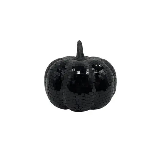 6" Disco Pumpkin Tabletop D&eacute;cor by Ashland&reg; Black {3}