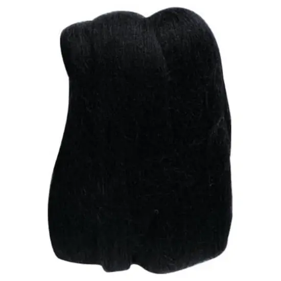 Clover Natural Wool Roving Fibers Black {1}