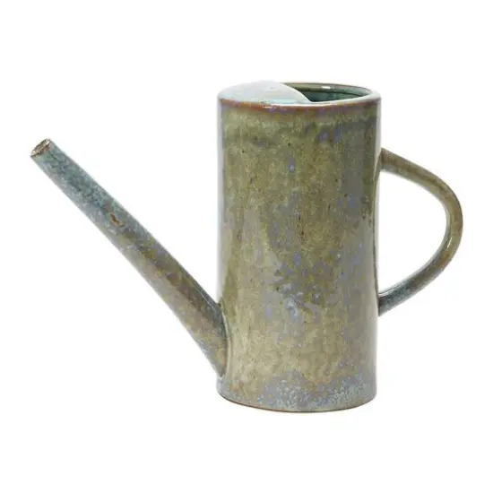 Hello Honey&reg; 8" Stoneware Watering Can with Reactive Glaze Finish {1}