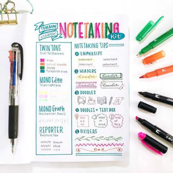 Tombow Creative Notetaking Kit {5}