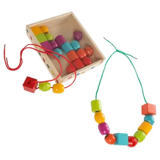 Toy Time Kids Bead & String Lacing Toy Set {1}