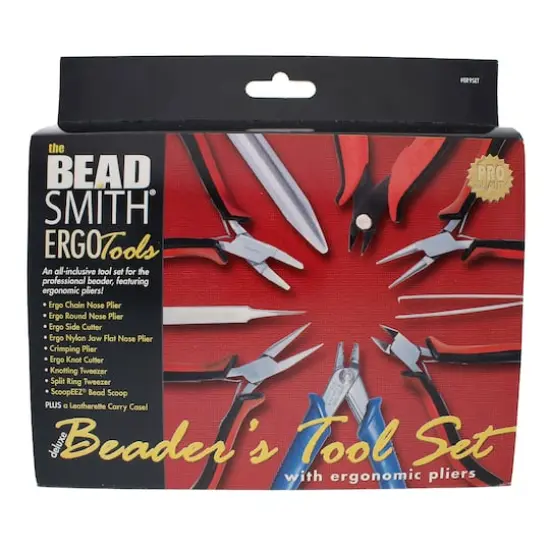 The Beadsmith&reg; Deluxe Ergo 9 Piece Tool Set {3}