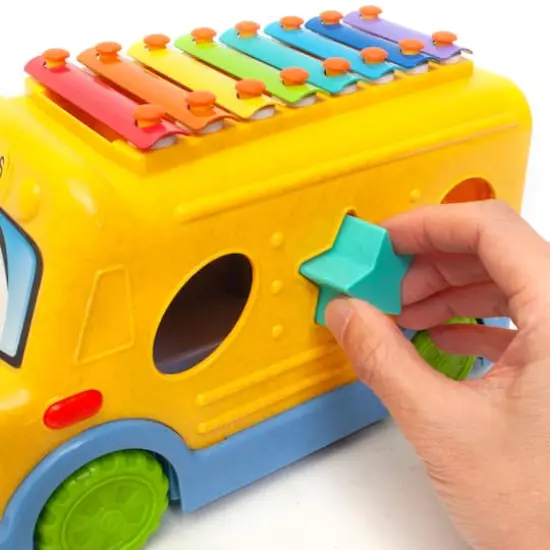 Roo Crew Xylophone School Bus Shape & Sort {4}