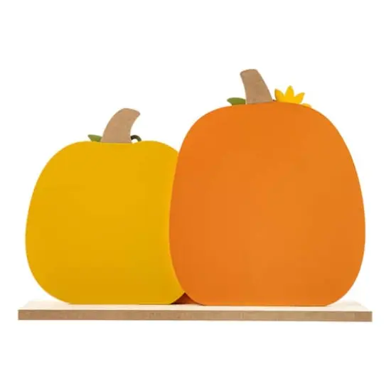 Glitzhome&reg; 16" Thanksgiving Wooden Pumpkins Table D&eacute;cor {8}
