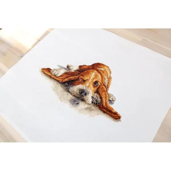 Luca-s Basset Counted Cross Stitch Kit {5}