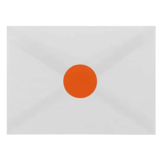 JAM Paper Circle Label Stickers Orange {7}