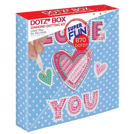 Diamond Dotz&reg; Love You Diamond Box Painting Kit {4}