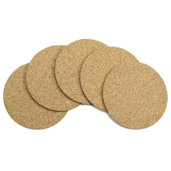 Hygloss&reg; 4" Round Cork Coasters, 6ct. {5}