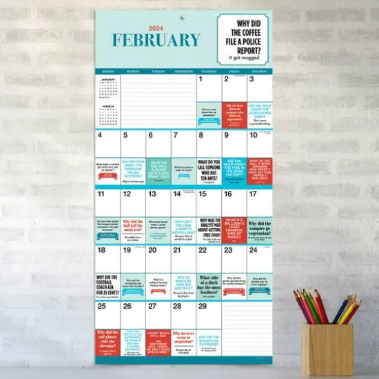 TF Publishing 2024 Dad Jokes Wall Calendar {5}