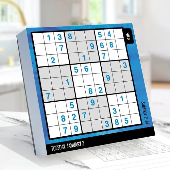 TF Publishing 2024 Sudoku Puzzles Daily Desktop Calendar {3}