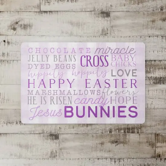 Easter Day Words 3 27" x 18" Floor Mat {3}