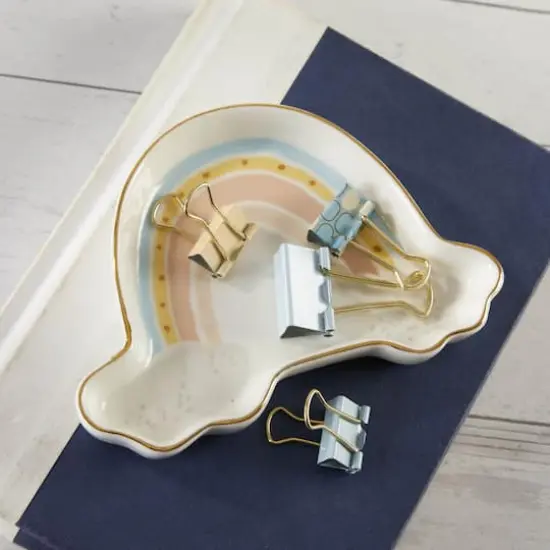 Kate Aspen Boho Rainbow Trinket Dish {6}