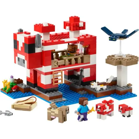 LEGO&reg; Minecraft&reg; The Mooshroom House Island Gamer Kit Toy for Kids 21270 {3}