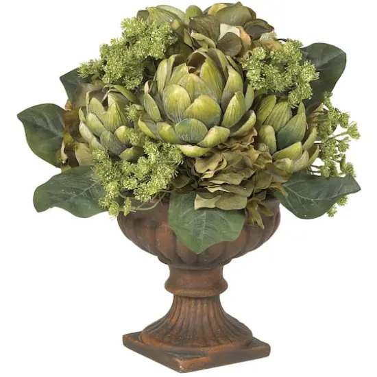 14" Artichoke Centerpiece Arrangement in Planter {1}