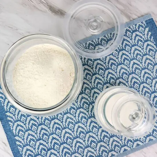 Martha Stewart Clear Glass Canister Set {3}