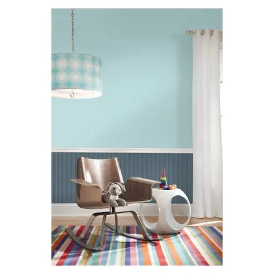 RoomMates Beadboard Peel & Stick Wallpaper Navy Blue {6}