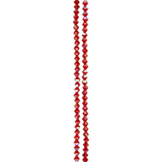 Preciosa Glass Crystal Bicone Beads, 4mm by Bead Landing&trade; Light Siam AB {4}