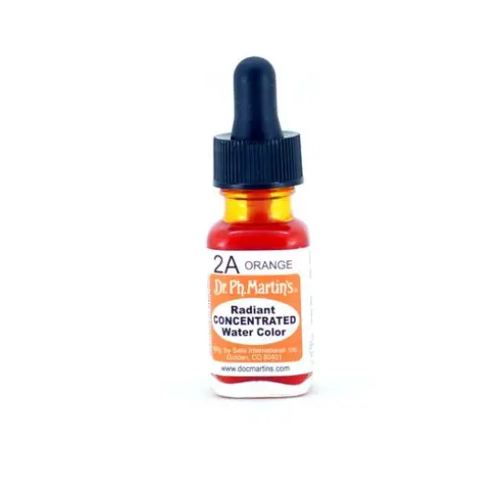 Dr. Ph. Martin's&reg; Radiant Concentrated Watercolor, 0.5oz. 2A Orange {1}