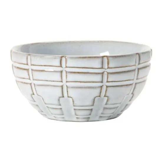Hello Honey&reg; 4" White Debossed Stoneware Bowl Set, 4ct. {3}