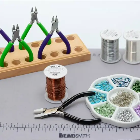 The Beadsmith&reg; Double Nylon Jaw Chain Nose Pliers {7}