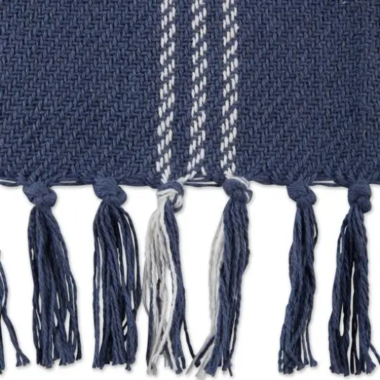 DII&reg; French Blue Modern Farmhouse Plaid Throw {3}