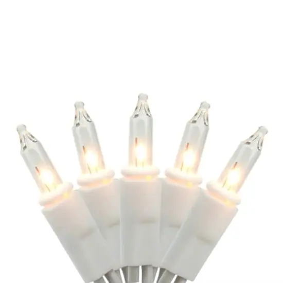 20ct. White Outdoor Mini Patio Umbrella String Lights {1}