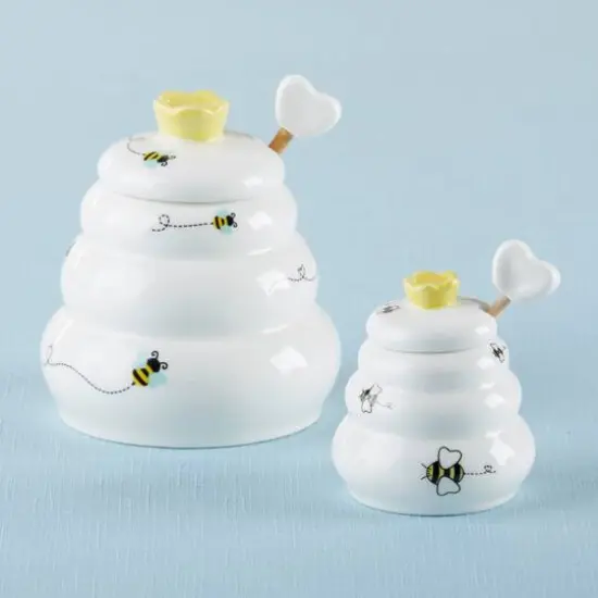Kate Aspen&reg; Sweet As Can Bee Ceramic Honey Pot {8}