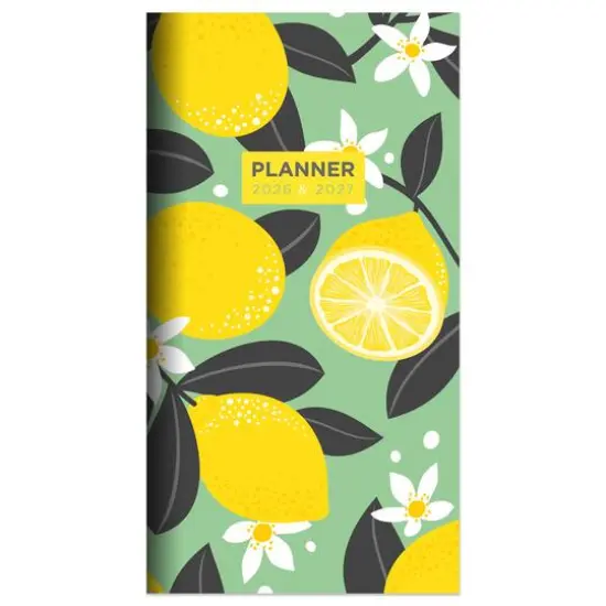 2026-2027 Lemon Blossom Small Monthly Pocket Planner {1}