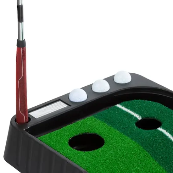 Toy Time Putting Green with Gravity Fed Golf Ball Return {8}