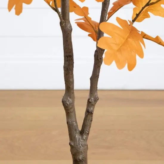 4ft. Artificial Autumn Oak Tree {5}