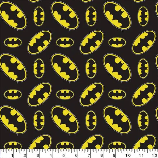 DC Comics Batman Toss Cotton Fabric 8yd. Bolt {3}