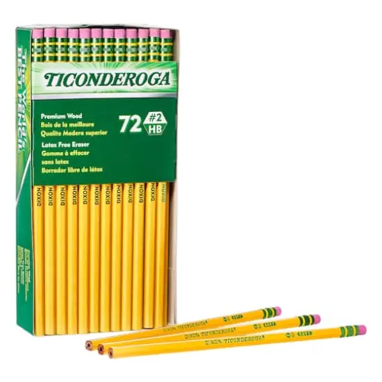 Ticonderoga&reg; #2 Soft Unsharpened Pencils, 72ct. {1}