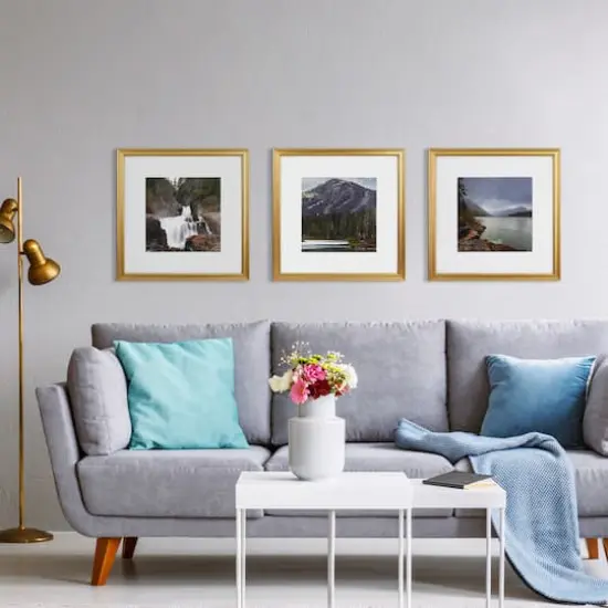 3 Pack Gallery&trade; Gold Frame with Mat by Studio D&eacute;cor&reg; {3}