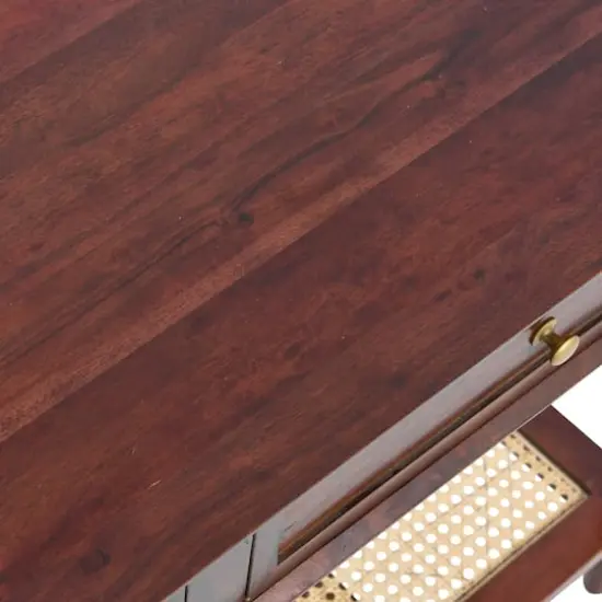 Hello Honey&reg; 4ft. Maxwelton Solid Wood Console Table Dark Chestnut {9}