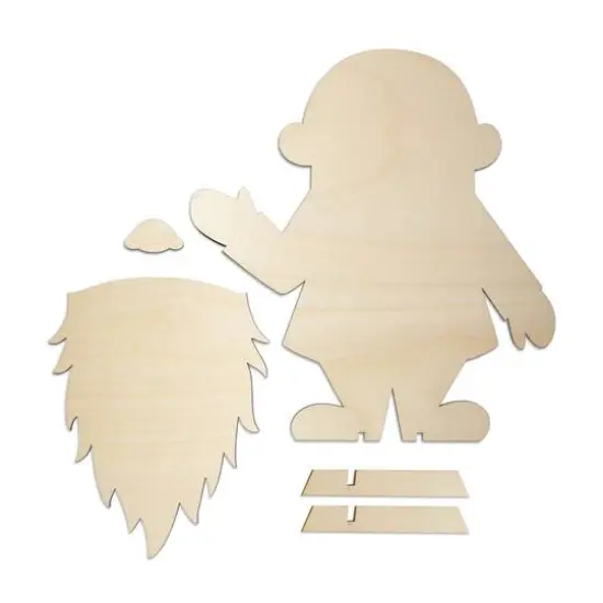 Leisure Arts&reg; Wooden Gnome Boy Holiday Kit {4}