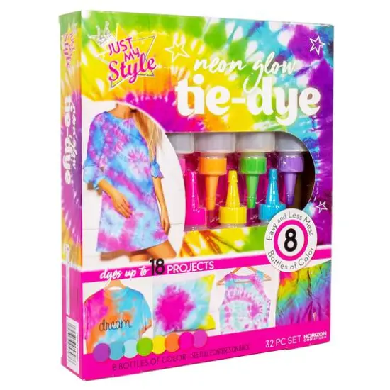 Just My Style&reg; Neon Glow Tie-Dye Box {9}