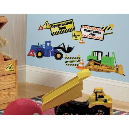 RoomMates Construction Trucks Peel & Stick Wall Decals {3}