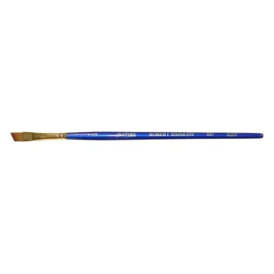 Robert Simmons Sapphire Short Handle Angle Shader Brush {1}