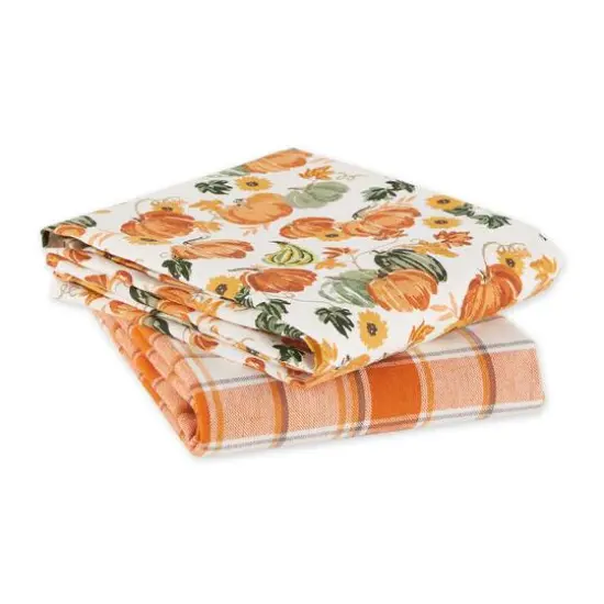 DII&reg; Fall Squash Dishtowel Set {4}