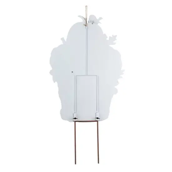 Glitzhome&reg; 30.25" Fall Metal Pumpkins with Barrel Yard Stake {7}