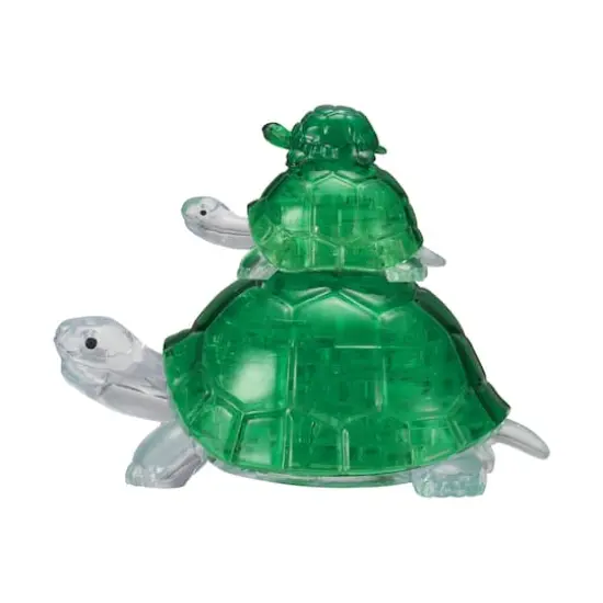 BePuzzled&reg; Original 3D Crystal Puzzle&trade; Turtles 37 Piece Puzzle {1}