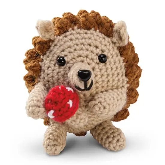 Intermediate Hedgehog Amigurumi Crochet Kit by Loops & Threads&reg; {1}