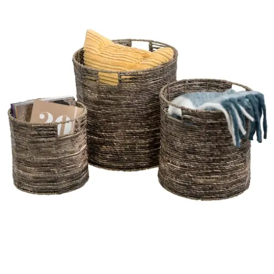 Honey Can Do Costal Collection Nesting Geo Basket Set {9}