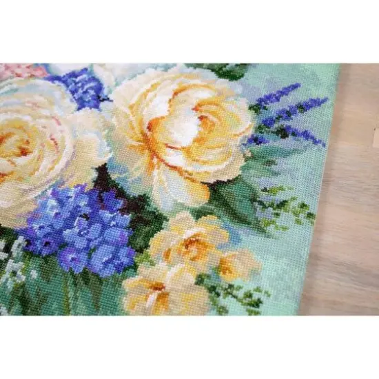 Luca-s Floral Bouquet Counted Cross Stitch Kit {11}