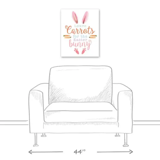 Leave Carrots 16" x 20" Canvas Wall Art {6}