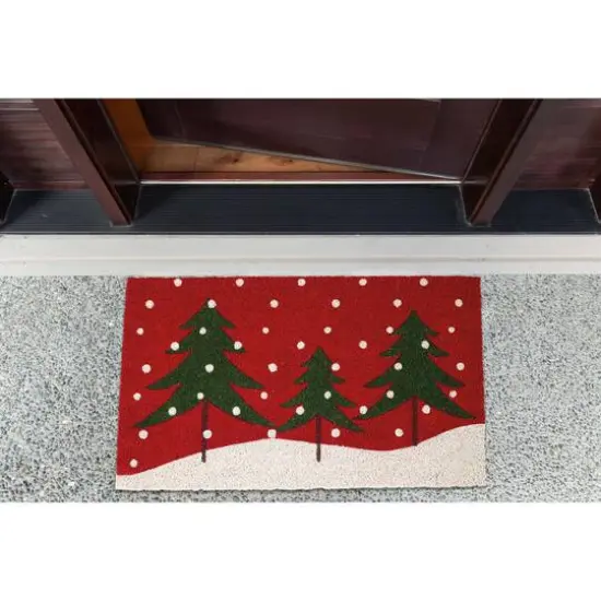 DII&reg; Snowy Trees Doormat {6}