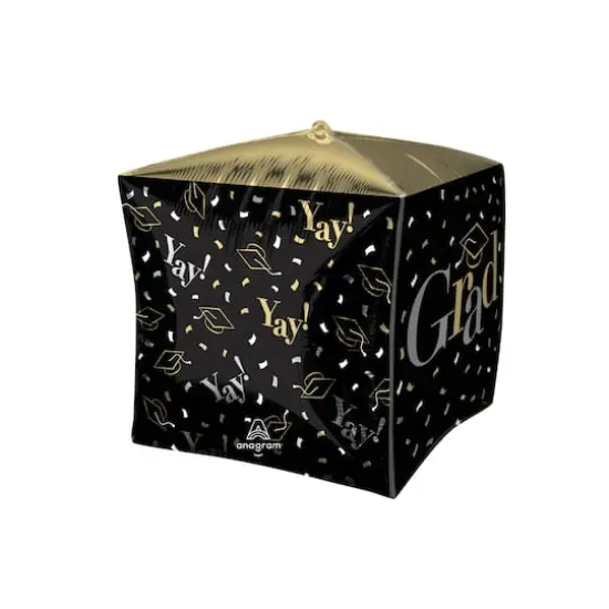 UltraShape&reg; Cubez&reg; 15" Class Dismissed Foil Balloon {4}